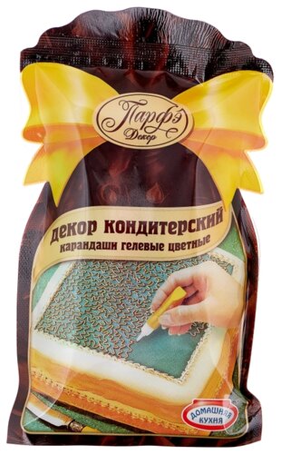 Парфэ декор кондитерский Карандаши гелевые цветные (4 шт. по 16 г) - фото 1