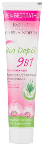 Eveline Cosmetics Bio depil Крем для депиляции 9в1 ультранежный - фото 2