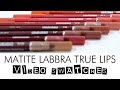 Видео - Swatches matite #labbra TRUE LIPS di AliceLikeAudrey per PUPA