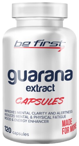Предтренировочный комплекс Be First Guarana Extract Capsules (120 шт.) - фото 1