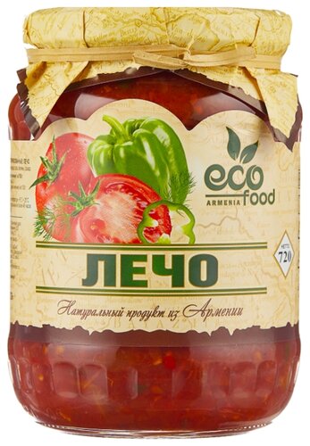 Лечо Ecofood стеклянная банка 720 г - фото 1