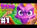 Видео - Spyro Reignited Trilogy - Spyro The Dragon - Gameplay Walkthrough Part 1 - Artisans (120%)