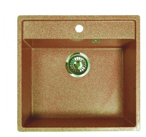 Врезная кухонная мойка GRANMILL 038 56х49.5см искусственный мрамор - фото 5