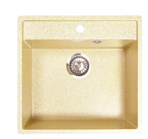 Врезная кухонная мойка GRANMILL 038 56х49.5см искусственный мрамор - фото 2