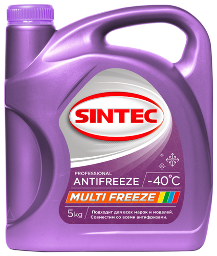Антифриз SINTEC MULTI FREEZE, - фото 2