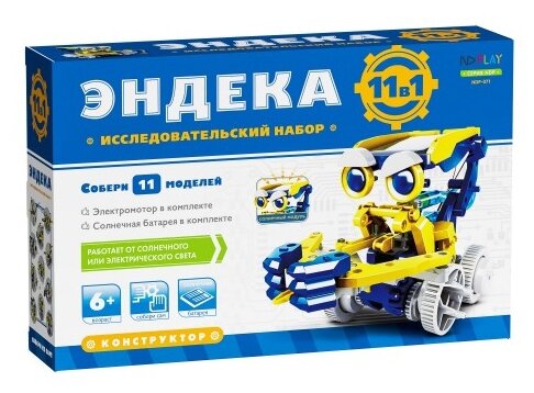 Электромеханический конструктор ND Play На солнечной энергии 280354 Эндека 11 в 1 - фото 1