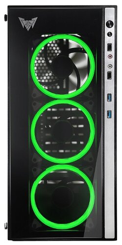Компьютерный корпус CROWN CM-GS10RGB 600W Black - фото 4