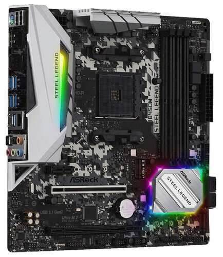 Материнская плата ASRock B450M Steel Legend - фото 3