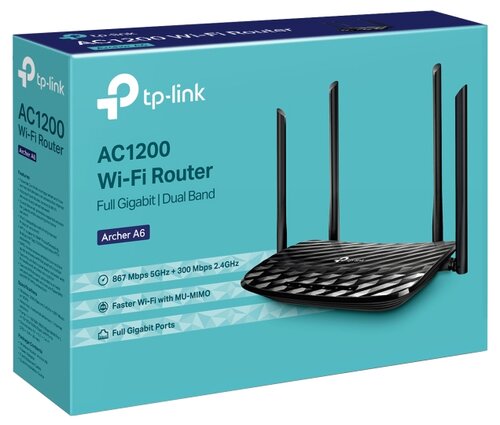 Wi-Fi роутер TP-LINK Archer A6 - фото 4