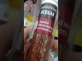 Видео - На обзор мясной продукт сырокопченое колбасные изделие колбаса полусухая из магазина покупочка