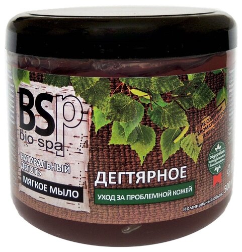 Мыло мягкое BIO SPA Дегтярное - фото 1