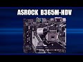 Видео - Материнская плата ASRock B365M-HDV