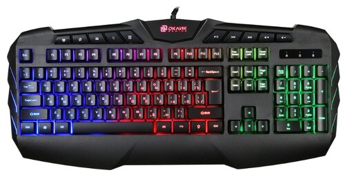 Клавиатура Oklick 777G PSYCHO Multimedia Keyboard Black USB - фото 2