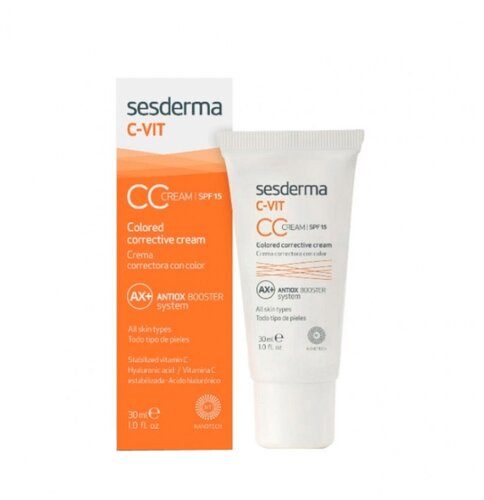 SesDerma CC крем C-Vit SPF 15, 30 мл - фото 1