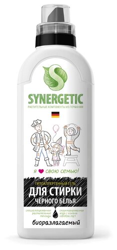 Гель для стирки Synergetic для черного белья - фото 1