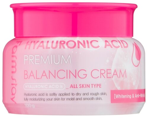 Farmstay Hyaluronic Acid Premium Balancing Cream балансирующий крем для лица с гиалуроновой кислотой - фото 1
