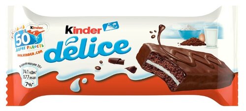 Пирожное Kinder Delice 22.6%, 39 г - фото 1