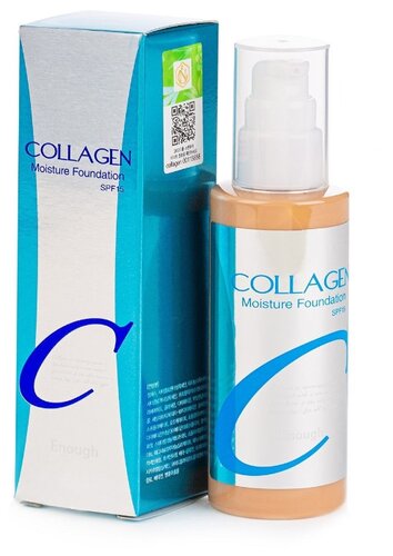 Enough Тональный крем Collagen Moisture Foundation SPF 15, 100 мл - фото 2