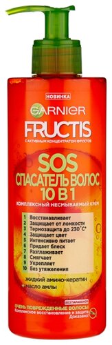 GARNIER Комплексный несмываемый уход Fructis SOS Спасатель волос 10 в 1 - фото 1