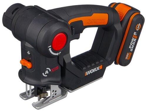 Электролобзик аккумуляторный Worx WX550 2.0Ач х1 кейс - фото 1