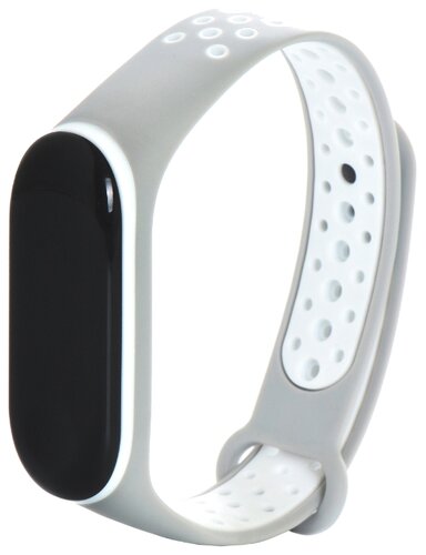 Gurdini Ремешок силиконовый перфорированный для Xiaomi Mi Band 3 - фото 3