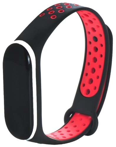 Gurdini Ремешок силиконовый перфорированный для Xiaomi Mi Band 3 - фото 1