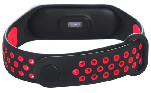 Gurdini Ремешок силиконовый перфорированный для Xiaomi Mi Band 3 - фото 2