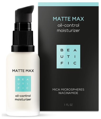 BEAUTIFIC Matte Max Pore Correcting Oil-Control Moisturizer Матирующий флюид-корректор пор для комбинированной и жирной кожи лица - фото 1