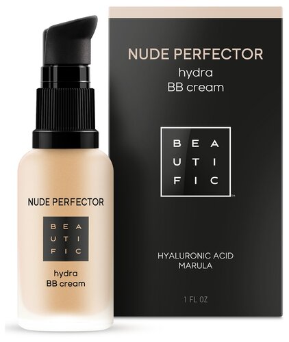 BEAUTIFIC BB крем Nude Perfector тонирующий с гиалуроновой кислотой , 30 мл - фото 5