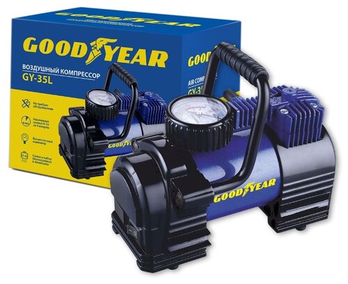 Автомобильный компрессор GOODYEAR GY-35L - фото 2