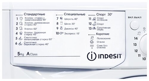 Стиральная машина Indesit IWSB 5085 - фото 3