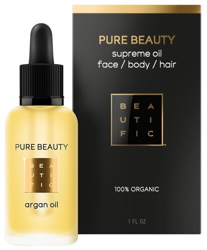 Масло для тела BEAUTIFIC Pure Beauty 100% Organic Argan Oil - фото 1
