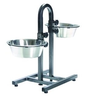 Подставка TRIXIE 2497 с двумя мисками для двух собак х 2.8 л - фото 1