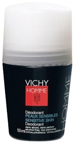 Дезодорант-антиперспирант ролик Vichy Homme для чувствительной кожи - фото 2