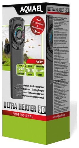 Цилиндрический нагреватель AQUAEL ULTRA HEATER 50W (15-50 л) - фото 1
