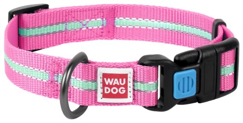 Ошейник WAU DOG Nylon светонакопительный (25 мм) 35-58 см - фото 3