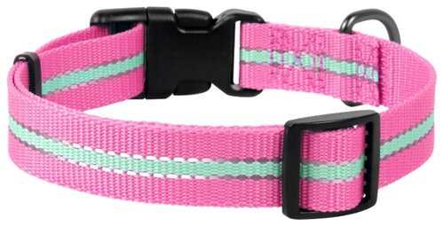 Ошейник WAU DOG Nylon светонакопительный (25 мм) 35-58 см - фото 4