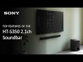 Видео - Sony | HT-S350 2.1ch Bluetooth® Soundbar Overview