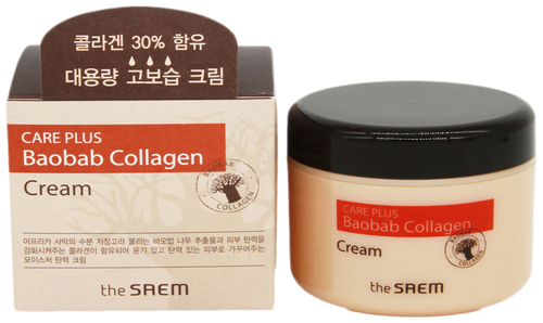 The Saem Care Plus Baobab Collagen Cream Крем коллагеновый для лица с баобабом - фото 2