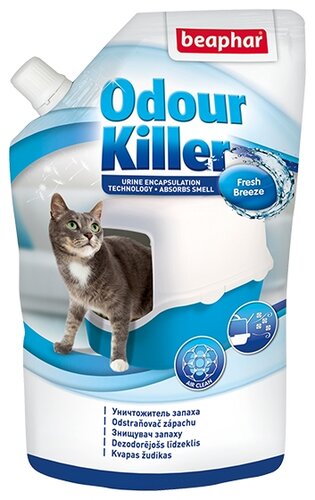 Ликвидатор запаха Beaphar Odour Killer для кошачьих туалетов 400 г - фото 1