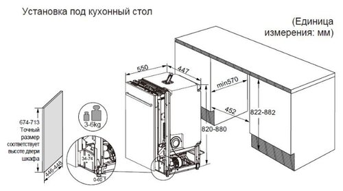 Посудомоечная машина Haier DW10-198BT2RU - фото 3