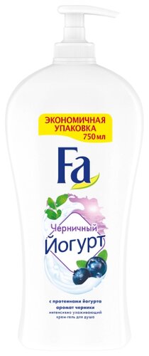 Крем-гель для душа Fa Черничный Йогурт - фото 1