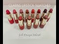 Видео - CLARINS Lipstick Swatches / Joli Rouge