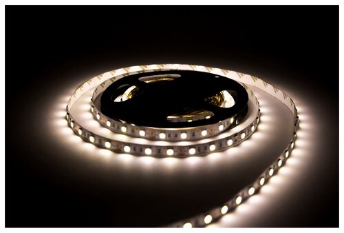 Светодиодная лента URM 5050-60led-12V-14.4W-18-20LM-4000K-IP22-10mm 5 м - фото 3