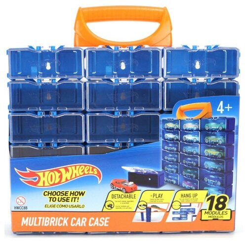 Кейс Mattel Hot Wheels для хранения и игр 18 машинок - фото 1
