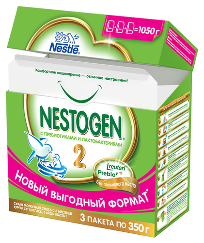 Смесь Nestogen (Nestlé) 2 (с 6 месяцев) 1050 г - фото 3