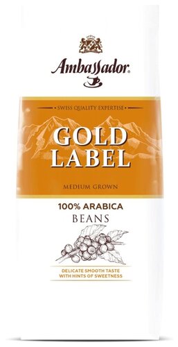 Кофе в зернах Ambassador Gold Label - фото 1