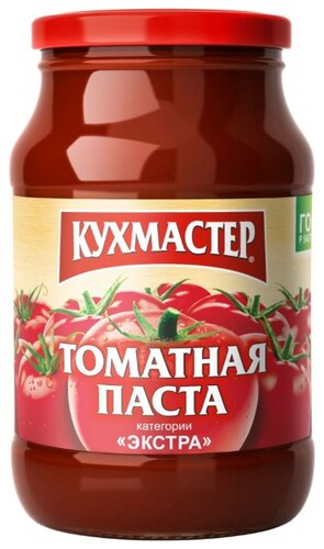 Кухмастер Томатная паста Экстра, стеклянная банка - фото 4