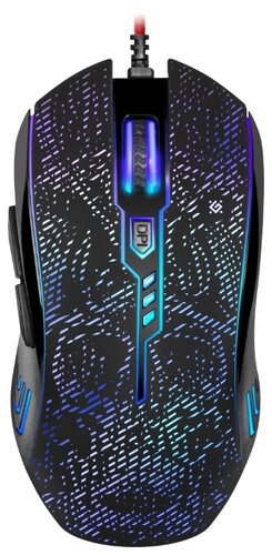 Мышь Defender OverLord GM-890 Black USB - фото 1