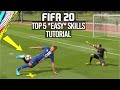 Видео - FIFA 20 TOP 5 EASY SKILL MOVES TUTORIAL [PS4/XBOX ONE]